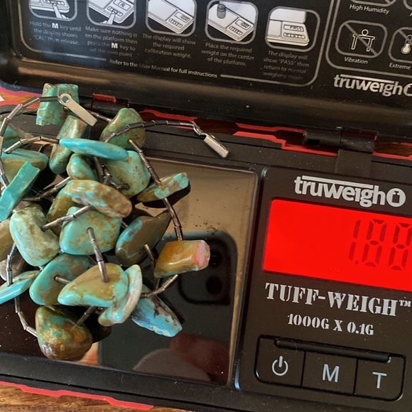 Vintage 1940’s Navajo Kingman Mined Turquoise & “Liquid Silver” Beaded Necklace - Picture 17 of 17